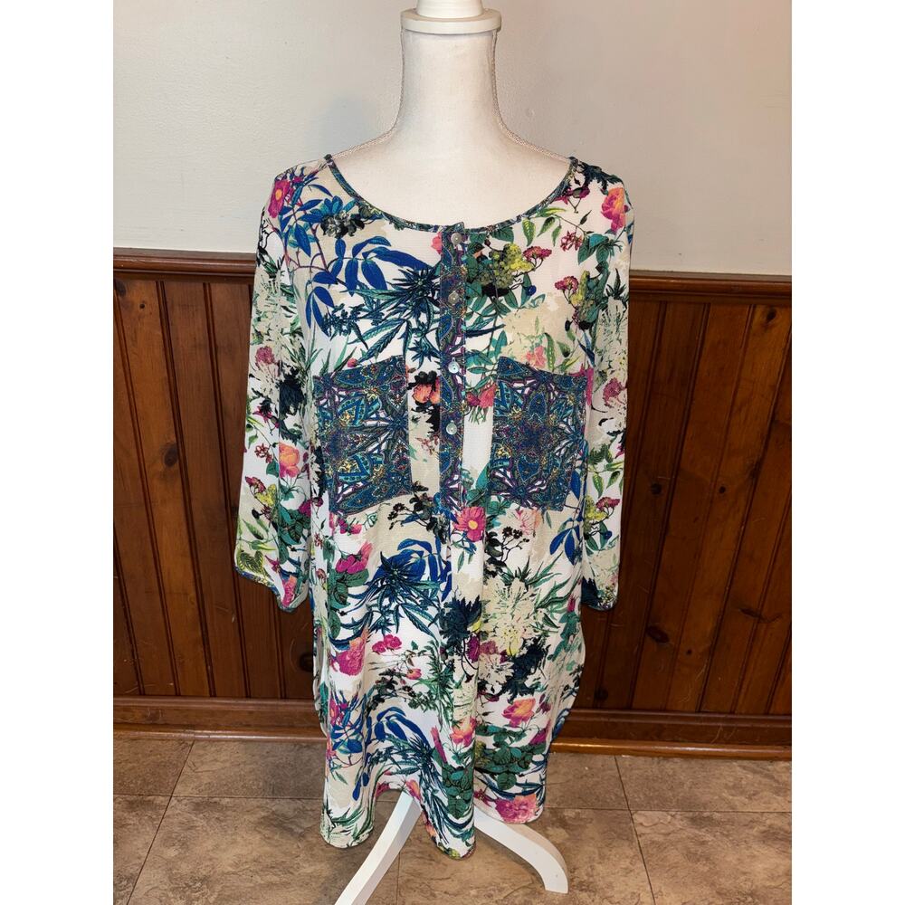 fig and flower Floral Mini Dress in White, Blue, Green, Pink
